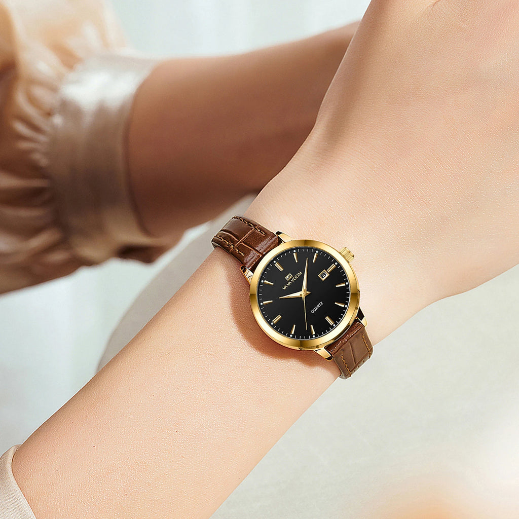 Relógio Feminino Fashion 29mm Mini Clássico de Luxo