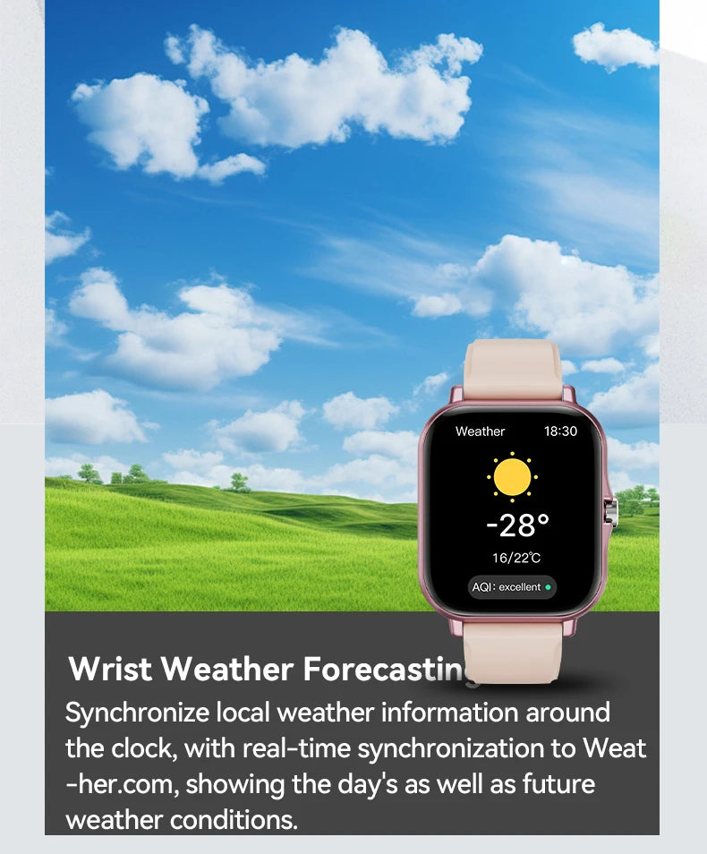 Smartwatch LAXASFIT Y13 Pro Max 2026 – Relógio Inteligente Esportivo com Tela Touch Completa, Chamadas Bluetooth e Funções Fitness