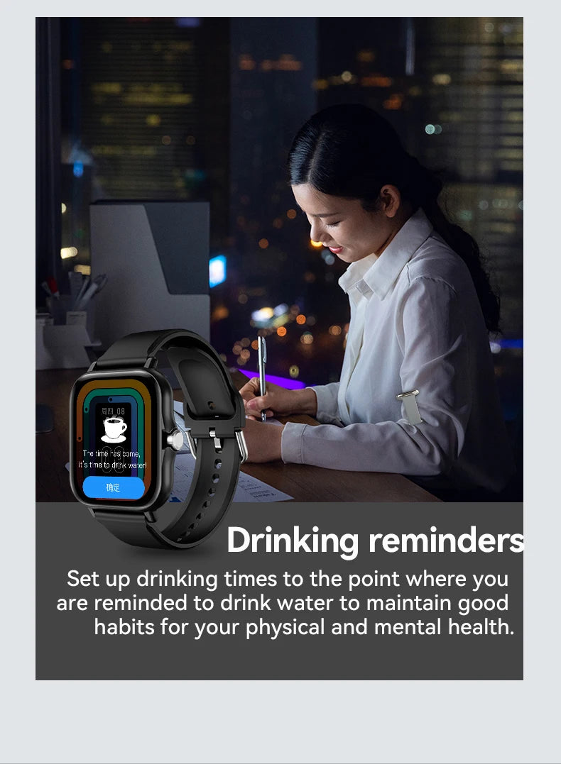 Smartwatch LAXASFIT Y13 Pro Max 2026 – Relógio Inteligente Esportivo com Tela Touch Completa, Chamadas Bluetooth e Funções Fitness