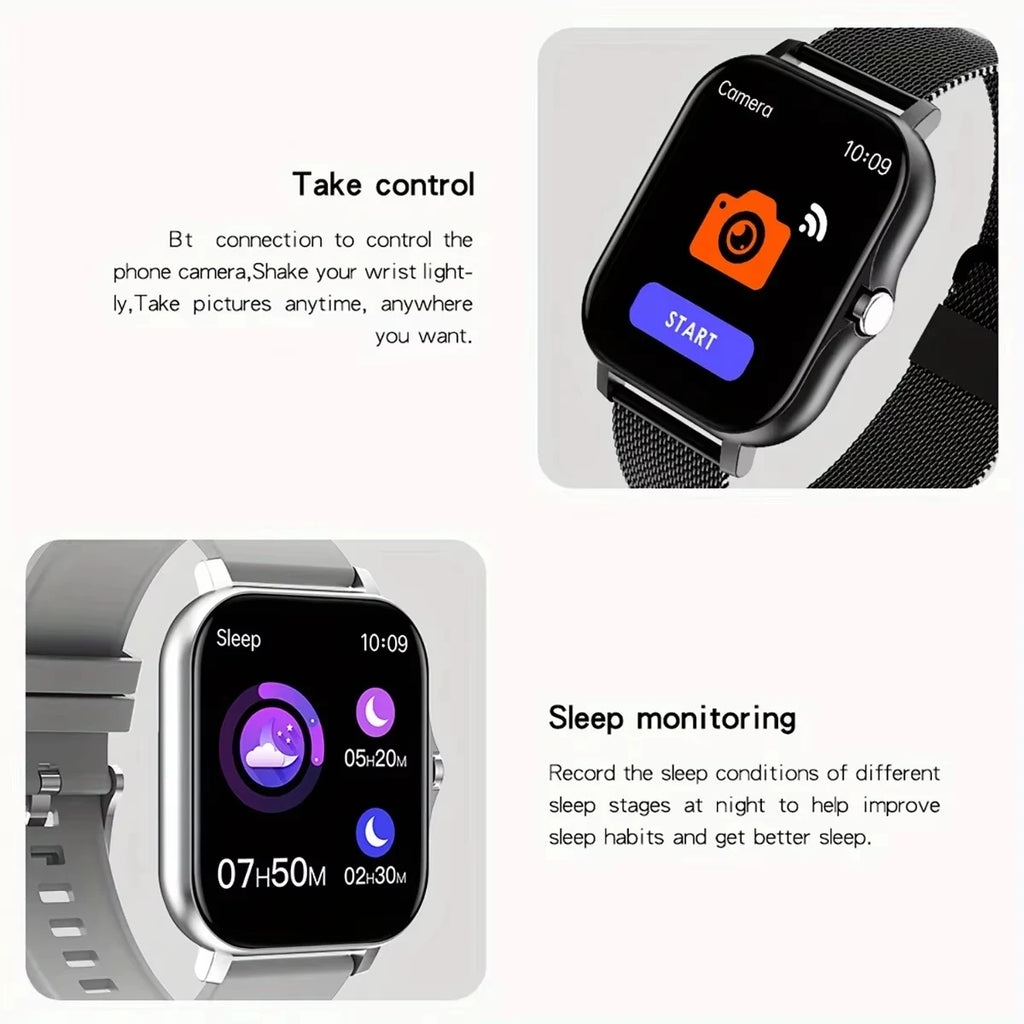 Smartwatch LAXASFIT Y13 Pro Max 2026 – Relógio Inteligente Esportivo com Tela Touch Completa, Chamadas Bluetooth e Funções Fitness